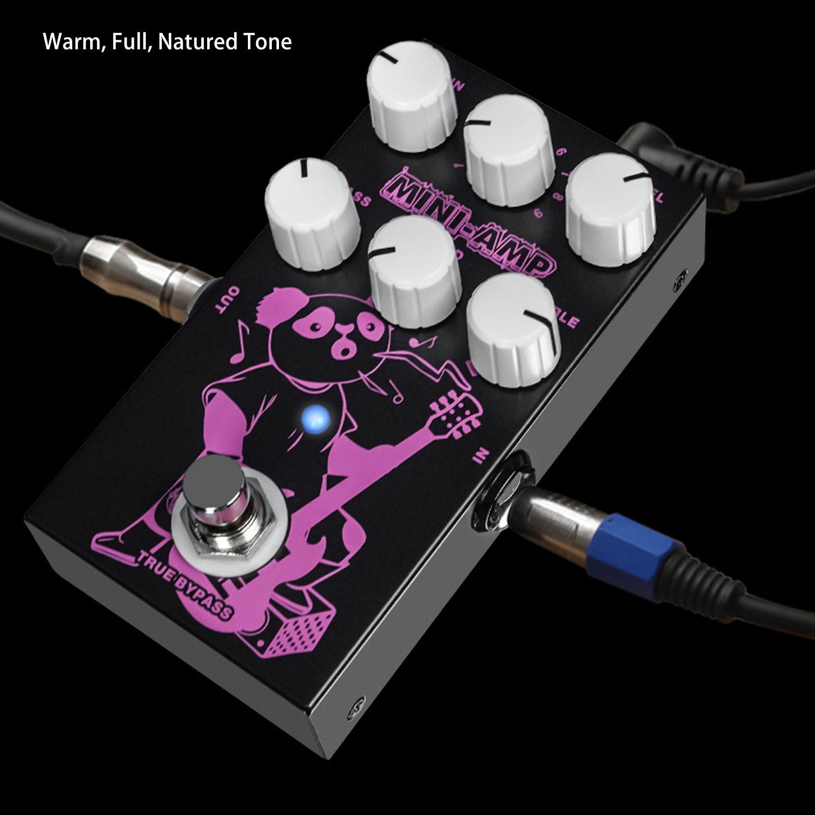 M Buder Electric Guitar Pedal 3 EQ Adjustable 9 Music Effects Multi Effects Guitar Effector for Performance 4.41 x 2.68 x 1.57 inches Metal Body 9V DC USB 5V Powered