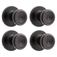 thumbnail image 2 of Atlas Tulip Privacy Door Knob Contractor Pack, Satin Nickel, Pack of 4, 2 of 3