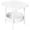 White, variant on Souew 2-Tier Plastic Side Table, 16.5In Small End Table With Removable Tray, Compact Space Saving Nightstand, Easy Assemble For Living Room Bedroom Balcony Indoor Outdoor Use(Green)