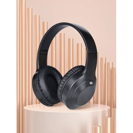 GENAI Noise Cancelling Headphones Upgraded Wireless Over Ear Bluetooth Headphones Comfort Fit, 100H Playtime, Deep Bass, Hybrid Active Noise Canceling, Crystal Clear Calls for Travel/Office - Black