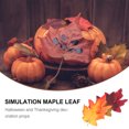 thumbnail image 2 of 16pcs Decoración de Halloween Decoración de Acción de Gracias Simulación de Simulación de hoja de arce Decoración (14.5x12.5cm), 2 of 6