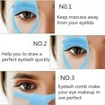 thumbnail image 2 of Eyelashes Tools Mascara Shield Applicator ,Eyelash Tool Upper Lower Eye Lash Mascara Guard Applicator Blue, 2 of 6