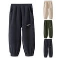 thumbnail image 2 of YunPes Boys Sweatpant Children Jogging Bottoms with Pocket Sports Track Pant Winter Elastic Waist Active Pant 3 Month Old Clothes, 2 of 7