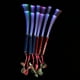 thumbnail image 5 of Trenza luminosa de mariposa colorida con luz LED de fibra intermitente para fiestas, conciertos y espectáculos, 5 of 6