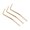 Golden, variant on 3Pcs Direct Insertion Guitar Tremolo Arm 6mm Diameter Metal Vibrato Arm Electric Guitar Parts Easy to Install