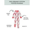 thumbnail image 2 of Honest Baby Clothing Organic Cotton Baby Boy/Girl Snug Fit Footed Sleeper Fourth of July Pajamas, Sizes 12 Months -24 Months, 2 of 7