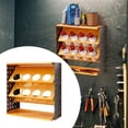 thumbnail image 6 of Spray Can Rack Bottle Storage Organizer Carbon Steel Wall Mounted Design for Warehouse Garage Kitchen, 6 of 9