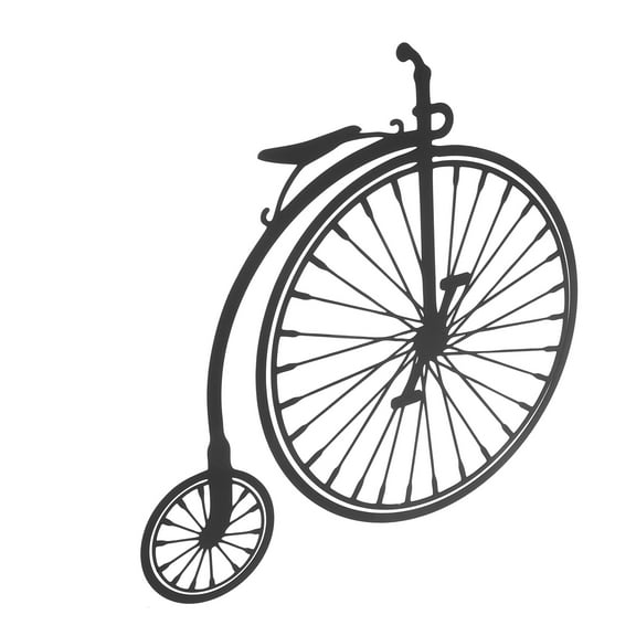 ULTNICE Bicycle Decor Retro Bike Shaped Wall Pendant Iron Wall Decoration Living Room 1Pcs