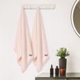 thumbnail image 4 of REGALWOVEN Cotton 2 Pack Bath Towels Set, Ultra Soft Absorbent Quickdry & Lightweight Large Towels for Bathroom Pink 24" x 48", 4 of 8