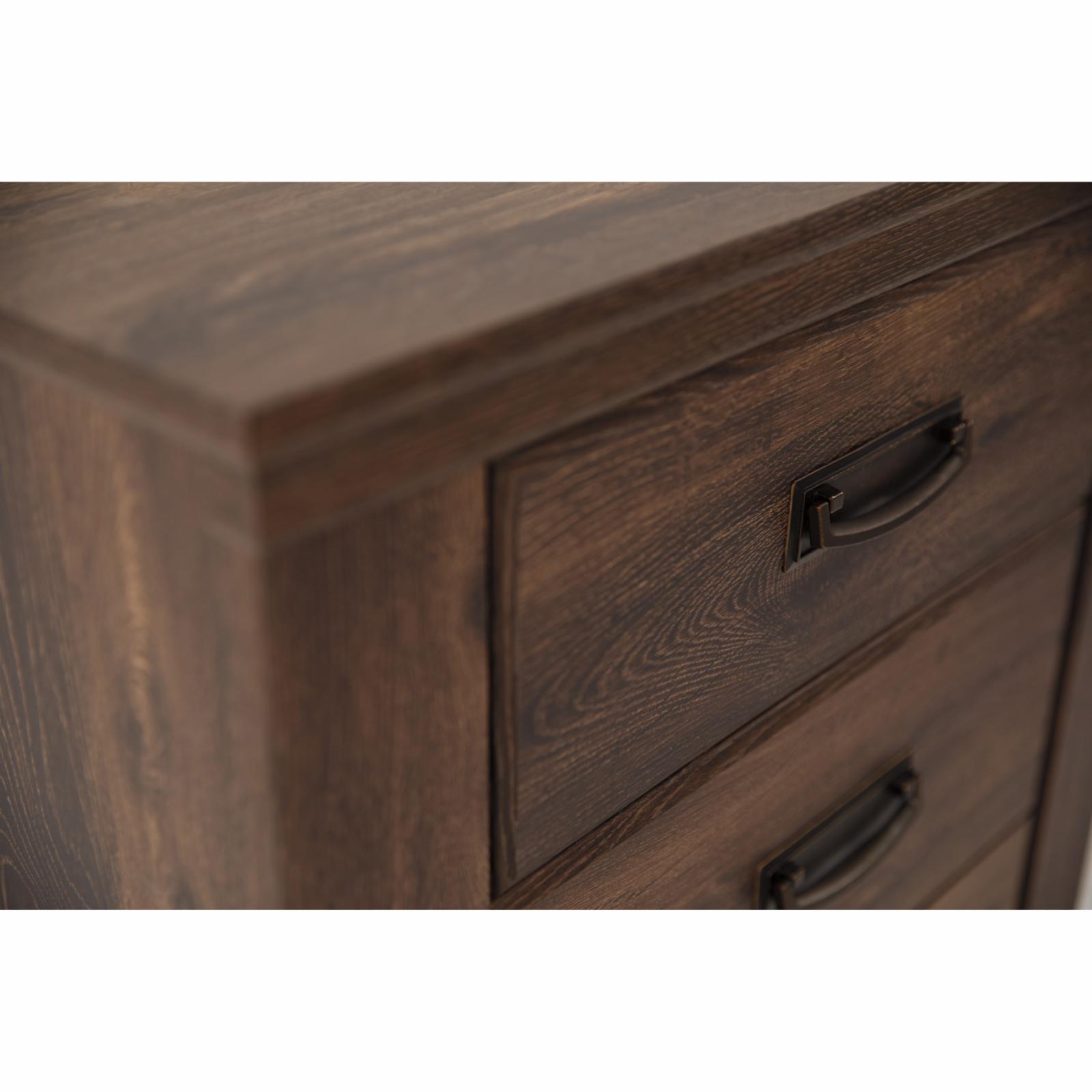 Signature Design by Ashley Quinden Dark Brown Two Drawer Nightstand - image 3 of 10