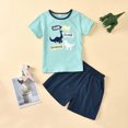 thumbnail image 2 of Gerichy Baby Boys 2PCS Shorts Set Toddler Boys Cotton Clothing Sets Short Sleeve Tee and Shorts, 2 of 5