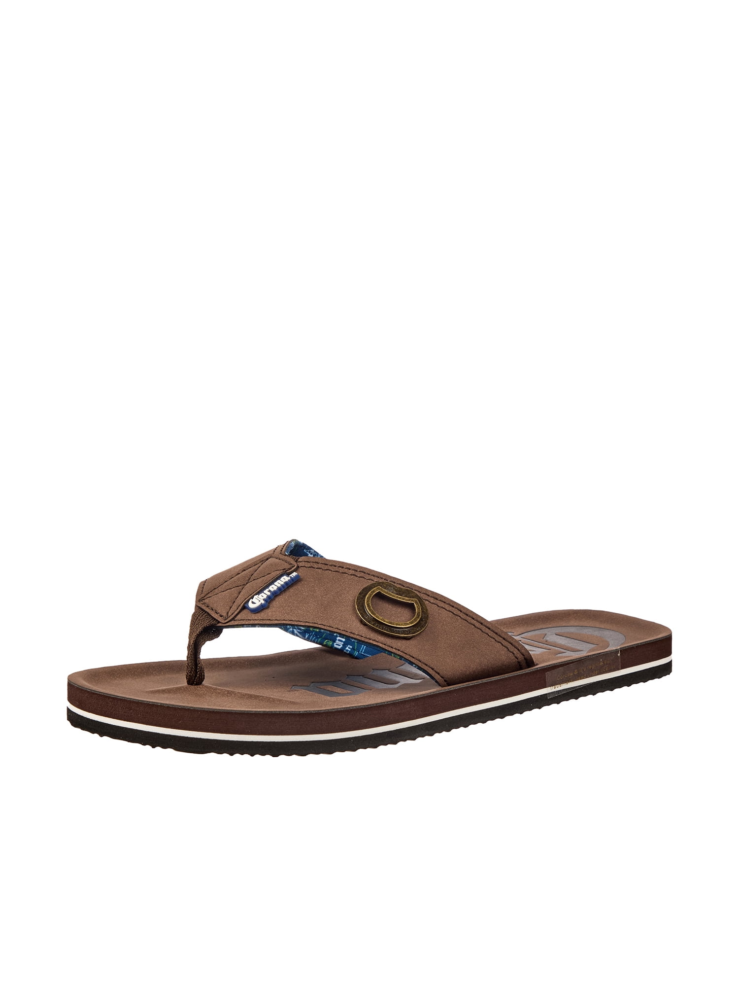 Corona Men’s Leather Flip Flops Bottle Opener