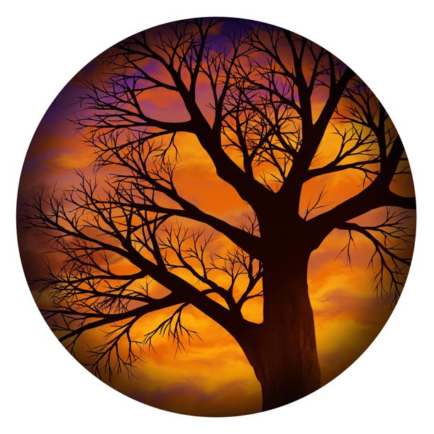 Next Innovations 24 in. Tree Autumnal Indoor/Outdoor Metal Wall Art