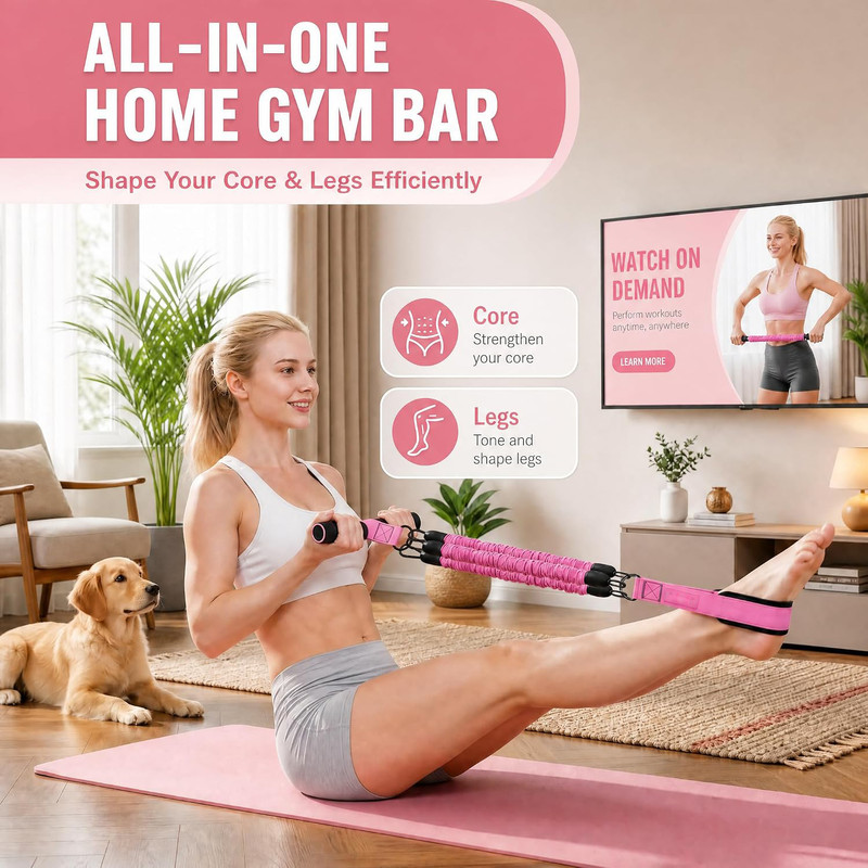 YOOVEE Resistance Bands with Handles, 3-Tube Set photo 3