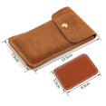 thumbnail image 5 of Watch Pouch Watch Holder Collect Boxes Protective Cover Portable PU Leather Gift Watch Storage Bag for Bracelet Travelling Marrón Salvador Estuche para reloj, 5 of 5