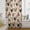 Beige Brown, variant on Farmhouse Rooster Sheer Curtains 54 Inches Long for Living Room/Bedroom, Vintage Watercolor Flowers Beige Rod Pocket Voile Kitchen Curtains & Drapes Window Treatment 1 Panel, 52"W x 54"L