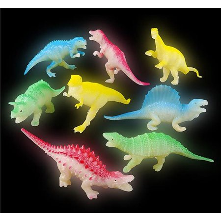 Super Cool Glow in the Dark Dinosaurs Pack of 12 Super Cool Glow in the Dark Dinosaurs Pack of 12