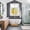 Gray, variant on Lemon Kitchen Curtains Window Panels, Yellow Summer Botanical Watercolor Modern Art Insulated Window Treatment Curtain, Grommet Curtains for Bedroom/Living Room/Bathroom, 2 Piece 42"Wx54"L