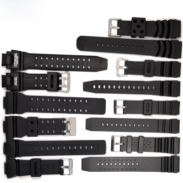 Correa de reloj deportiva resistente al agua y apta para varios modelos de G Shock, correa de reloj de plástico, correa de reloj de repuesto multifuncional y de estilo moderno