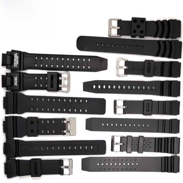 Correa de reloj deportiva resistente al agua y apta para varios modelos de G Shock, correa de reloj de plástico, correa de reloj de repuesto multifuncional y de estilo moderno
