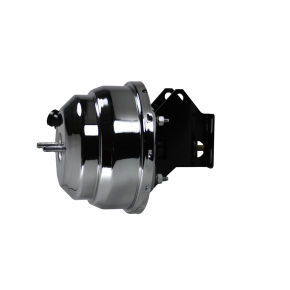 Leed Brakes 8 Inch Dual Power Booster With Bracket (Chrome)