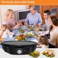 thumbnail image 4 of Crepe Maker, Electric Crepe Pan 900W Adjustable Temperature Control Easy To Clean With Tools For Home, 4 of 8