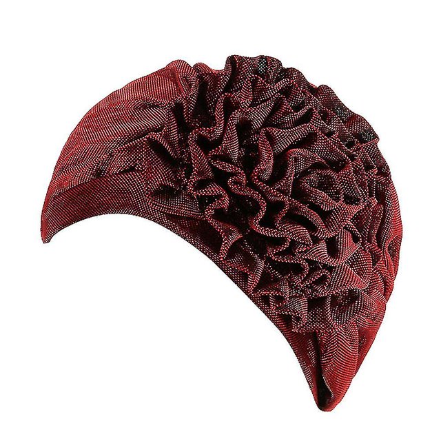 Mujeres India sombrero musulmán volante cáncer sombrero perla Beanie bufanda turbante cabeza envoltura gorra