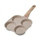 thumbnail image 1 of Sartén de piedra de 4 agujeros para tortillas, desayuno, huevos, hamburguesas, filetes, sartén, herramienta antiadherente, sartén para hacer bolas de masa de huevo, 1 of 6
