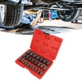 thumbnail image 3 of Bolt Remover Set, 25PCS Steel Multi Spline Screw Extractor Set Easy Out  for Power and Hand Tools, 3 of 7