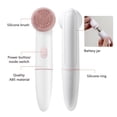 thumbnail image 4 of 2-in-1 Electric Face Cleansing Brush with Massage - Pore Cleanser And Blackhead Remover - Cleaner for Facial Skin Care - Holiday Gift-Pink, 4 of 5