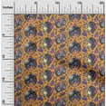 thumbnail image 2 of oneOoneCottonPoplinOrangeFabricAfricanCraftProjectsDecorFabricPrintedByTheYard56InchWide, 2 of 4