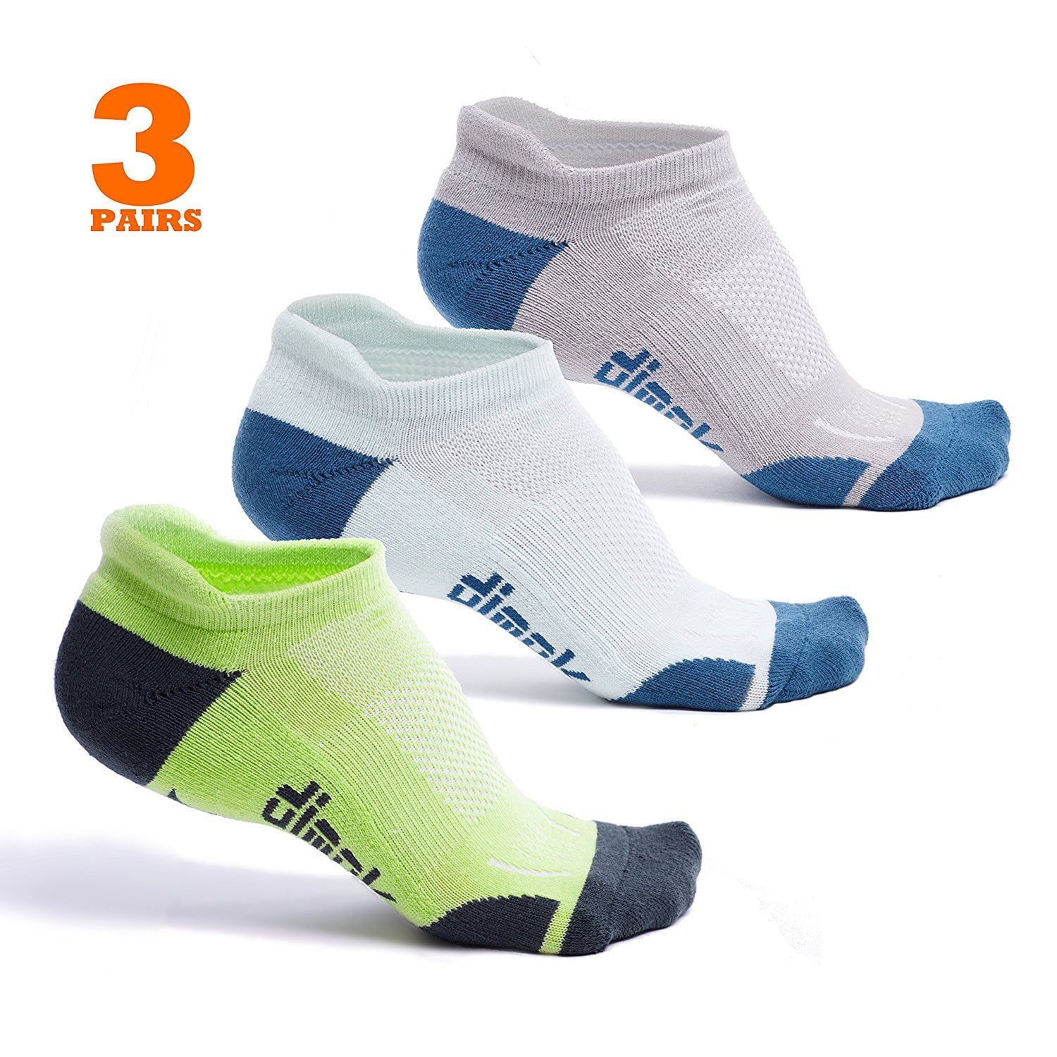 Athletic Running Socks No Show Blister Resistant Sport Socks for Men