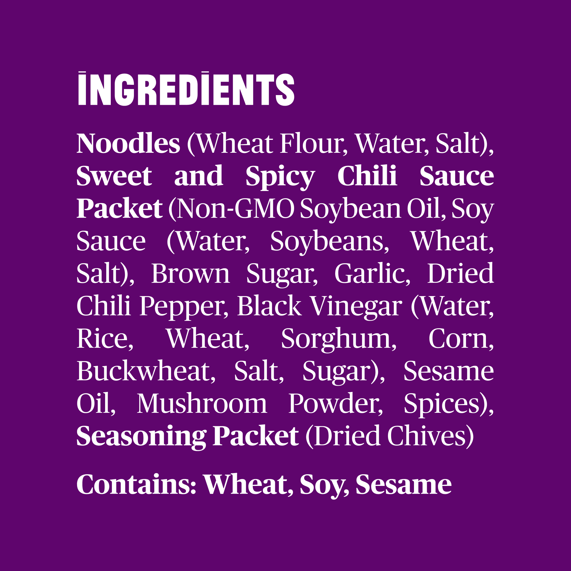 Fly By Jing Sweet & Spicy Chili Crisp Noodles, Vegan, 4-Pack, 12g Protein
