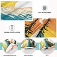 thumbnail image 3 of Sunrise Forest River Mount Plush Pillow Cases Standard Size Ultra Soft Warm Pillowcases with Zipper 20"x26", 3 of 9