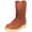 Brown, variant on Men's 9" Pull-On Leather Soft Toe Work Boot Brown