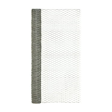 Garden Craft 48 in. x 25 ft. Galvanized Fence Hex Netting