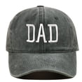 thumbnail image 3 of Migroa New Dad Gifts Fathers Day Hats First Time for Men 2026 Dad Cap Papa Trucker Baseball Cap Funny Adjustable Cotton 3D Embroidered New Parents Gifts Green One Size, 3 of 3