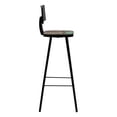 thumbnail image 3 of vidaXL Adult Polished and Painted Counter Height Bar Stools - Set of 4, Brown, 3 of 17