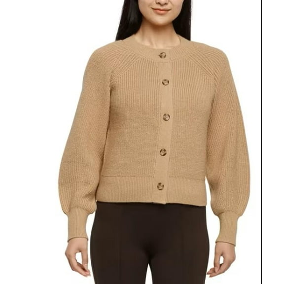 Banana Republic Women's Button Front Cardigan Tan Large