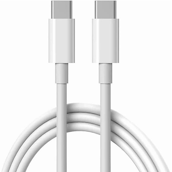 xixishop USB-C Cable 2M, 60W/3A Fast Charge Compatible with iPhone 15, MacBook Pro, iPad Pro/Air, Samsung S23/S22/S21, Google Pixel, Huawei
