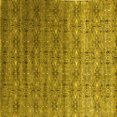 thumbnail image 1 of Ahgly Company Indoor Square Abstract Yellow Contemporary Area Rugs, 8' Square, 1 of 4