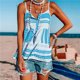thumbnail image 4 of Camiseta con hombros descubiertos para Mujer, Ropa Sexy de moda, color blanco y rosa, 2021, 4 of 5