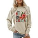 thumbnail image 2 of Sweat-shirt ample à col rond pour femmes, chemises graphiques de vacances, pulls de noël, haut, 2 of 8