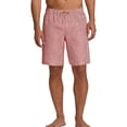thumbnail image 3 of UVEASISHA Striped Shorts for Men Summer Bermuda Shorts Stretchy Waist Casual Vacation Shorts Drawstring Straight Leg Loose Fit Short Pants with Pockets Red XL, 3 of 8
