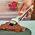 thumbnail image 2 of Christmas Silicone Mini Tongs, 10 Inches Stainless Steel Cooking Tongs with Silicone Tips Santa Snowman Food Serving Tong Barbecue Tong Bread Clamp for Xmas Party, 2 of 6