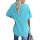 thumbnail image 3 of MKLEKYY Playeras Algodon Mujer Camiseta De Manga Corta Con Cuello Redondo Y Estampado De Letras Para Mujer, 435 Talla S, 3 of 3