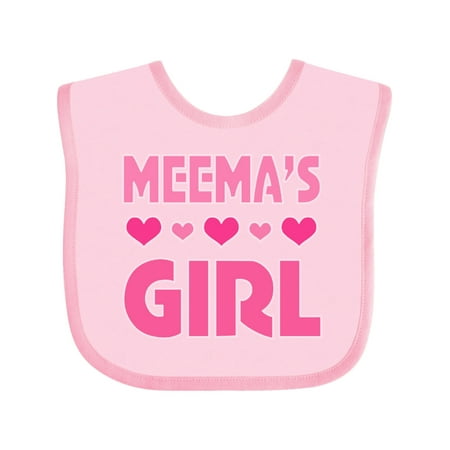 

Inktastic Meema Girl Granddaughter Gift Baby Girl Bib