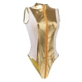 thumbnail image 1 of Mono de charol sin mangas de talla grande para mujer METRO Sunnimix Body de malla brillante para mujer, 1 of 8