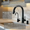 thumbnail image 4 of Westbrass 11" 1-Lever Handle Hot Water Dispenser Faucet with Quick Heating Tank, Matte Black, 4 of 14