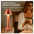 thumbnail image 2 of Lámpara de mesa 2 Piezas Recargable Regulable Belug, Color Aluminio Led, 2 of 5